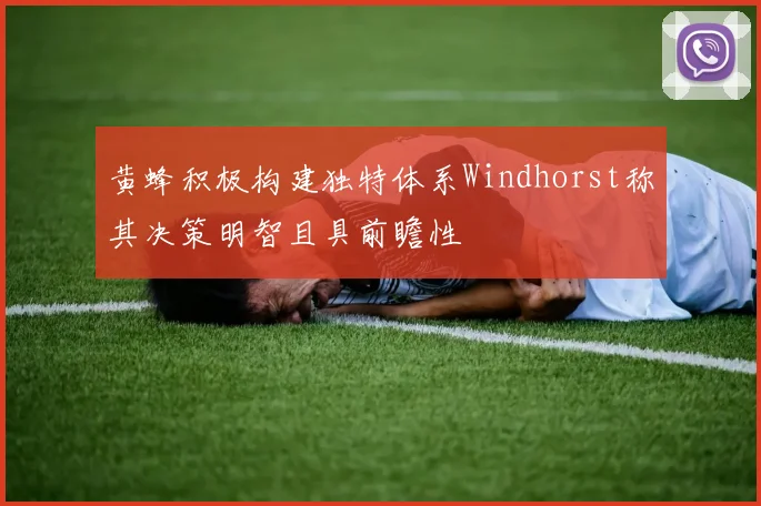 黄蜂积极构建独特体系Windhorst称其决策明智且具前瞻性